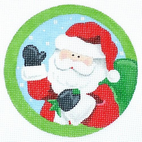 Santa's Bag Painted Canvas Pepperberry Designs  - 1