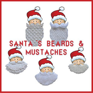 Santa's Beard and Mustache Part I Online Needlepoint Class Online Course Needlepoint.Com 
