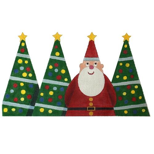 Santa's Hat Painted Canvas Love You More 
