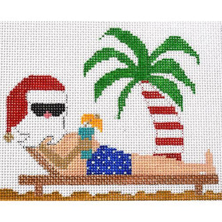 Santa's Vacation Painted Canvas The Princess & Me 
