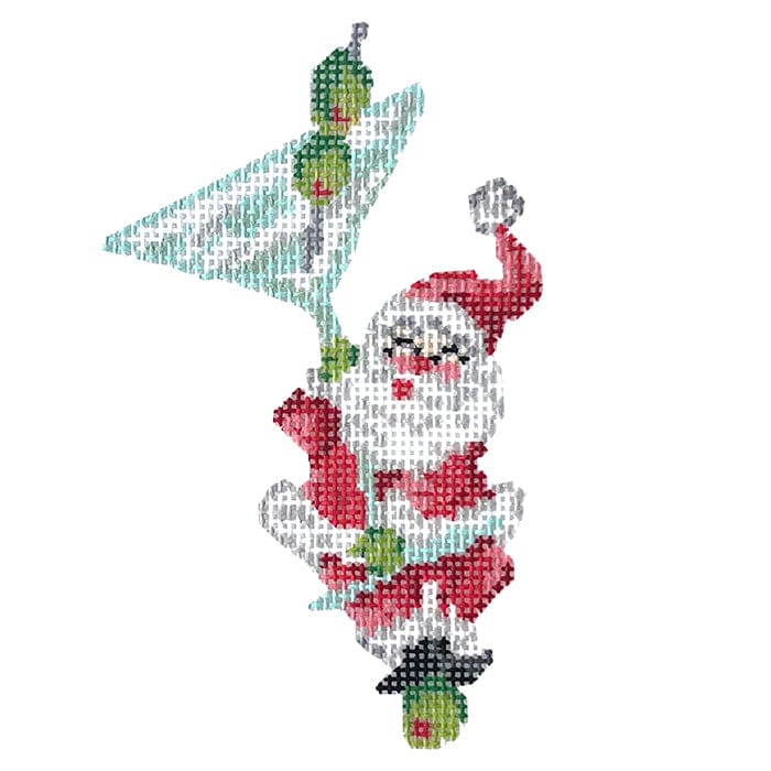 Santini Santa Painted Canvas KCN Designers  - 1