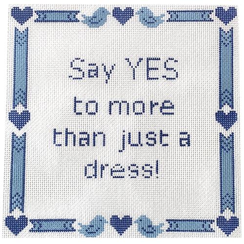 Say YES to More Than Just the Dress! Painted Canvas KCN Designers 