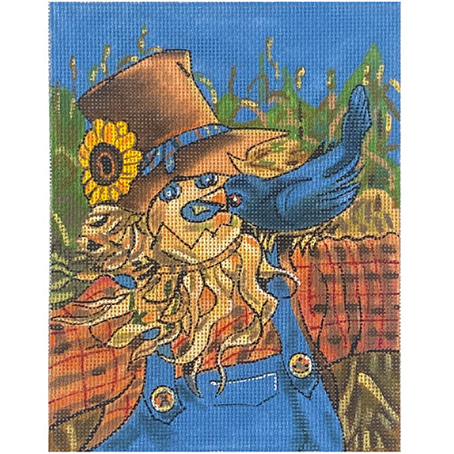 Scarecrow (13 Mesh) Painted Canvas PLD Designs 
