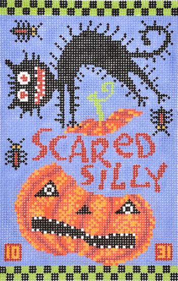 Scared Silly Painted Canvas Birds of a Feather  - 1