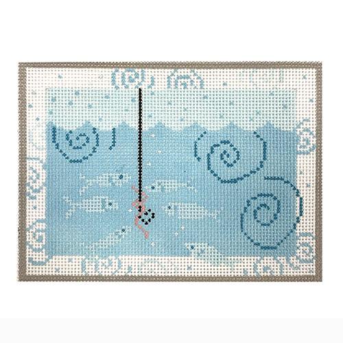 School of Fish Painted Canvas Pippin  - 1
