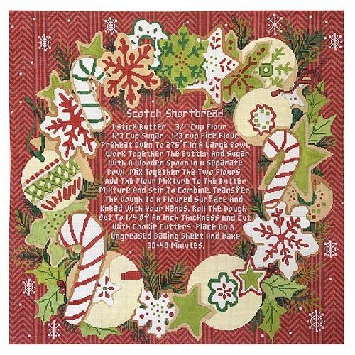 Scotch Shortbread Painted Canvas Birds of a Feather  - 1