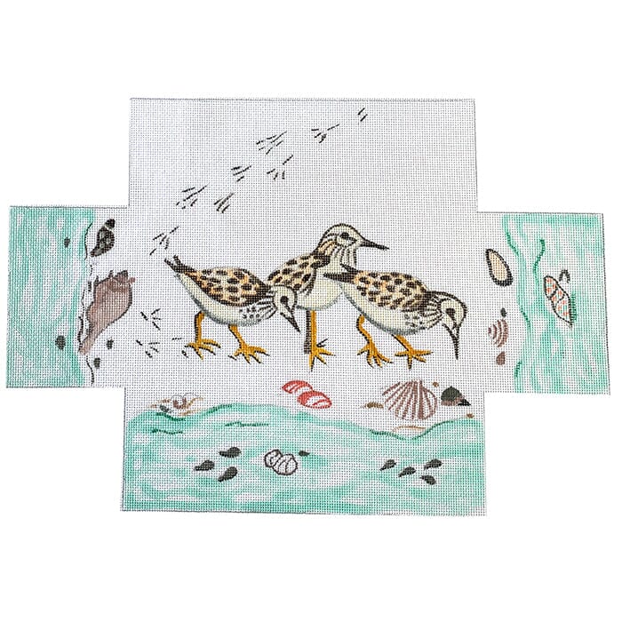 Sea Birds Brick Cover #18 Painted Canvas Susan Roberts Needlepoint Designs Inc. 
