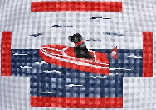 Sea Dog Brickcover Painted Canvas CBK Needlepoint Collections 