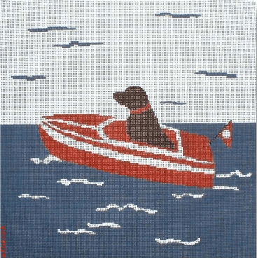 Sea Dog Painted Canvas CBK Needlepoint Collections 