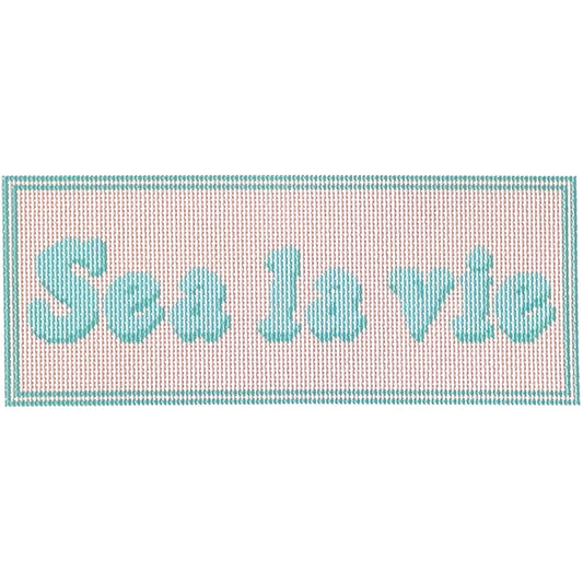 Sea La Vie Canvas Printed Canvas Needlepoint To Go 