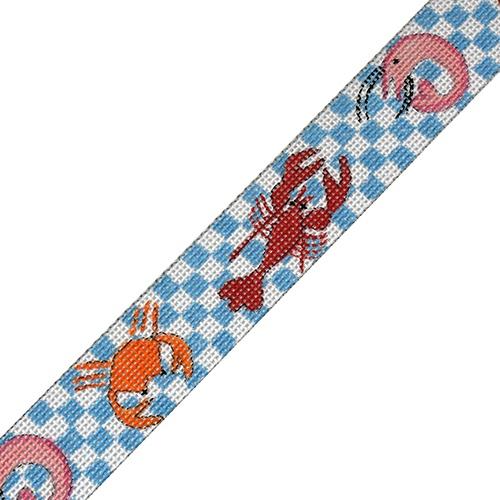 Seafood Buffet Belt Painted Canvas The Meredith Collection 