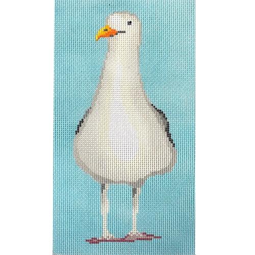 Seagull on 13 mesh Painted Canvas A Stitch in Time 