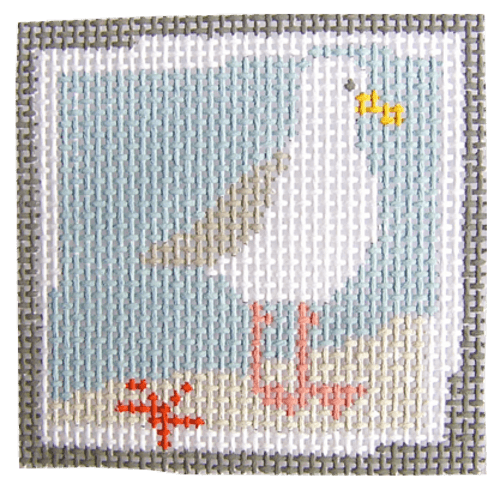 Seagull (profile star) Painted Canvas Pippin  - 1