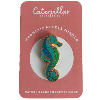 Seahorse Enamel Needleminder Accessories Caterpillar Cross 
