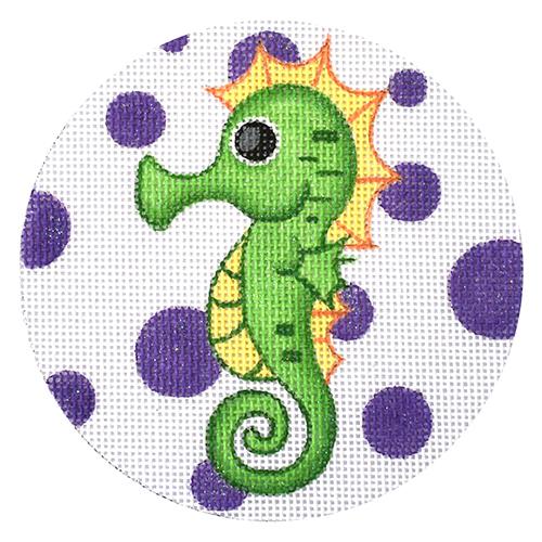 Seahorse Painted Canvas A Poore Girl Paints 
