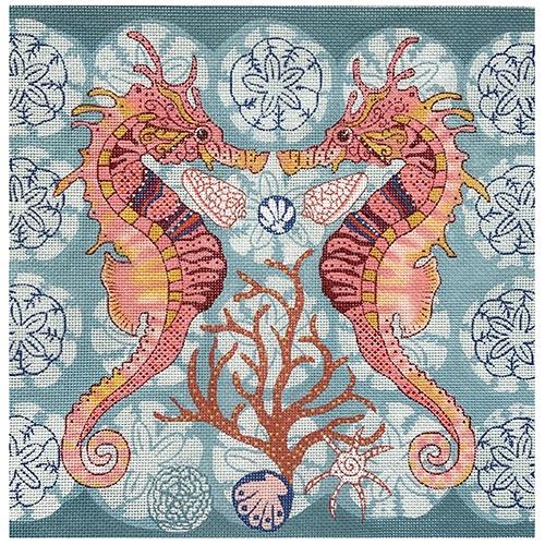 Seahorses (LYM) Painted Canvas Love You More 
