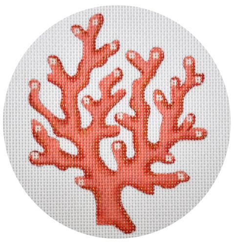 Seaside Coral   Coral Painted Canvas Pepperberry Designs  - 1