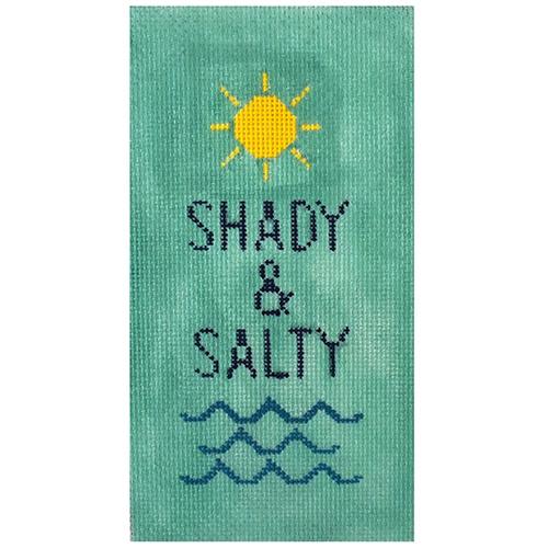 Shady and Salty Eyeglass Case Painted Canvas Morgan Julia Designs 