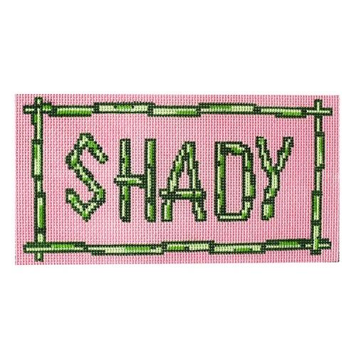 Shady Lady Eyeglass Case Painted Canvas Morgan Julia Designs  - 1