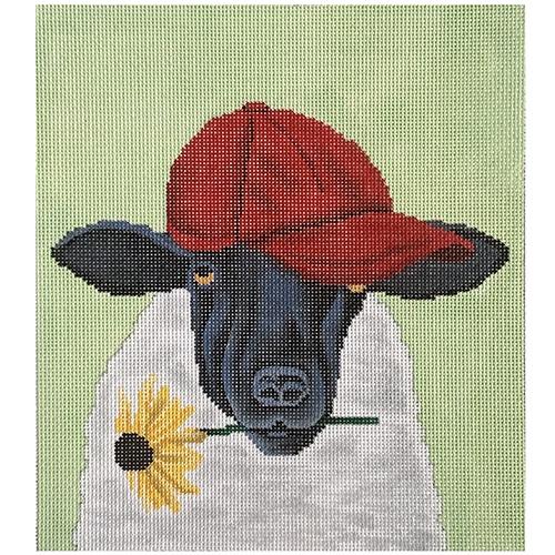 Sheep with Red Hat Painted Canvas Scott Church Creative 