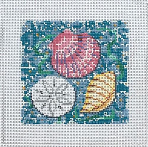 Shells Painted Canvas CBK Needlepoint Collections 