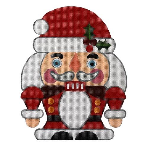 Short Santa Nutcracker Painted Canvas Raymond Crawford Designs 