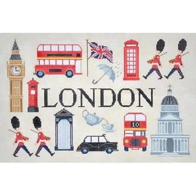Sights and Scenes of London Painted Canvas Kirk & Bradley 