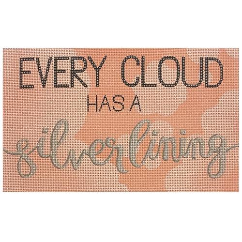 Silver Lining Painted Canvas Madeleine Elizabeth 
