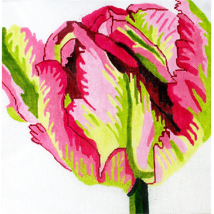 Simple Flower   Princess Tulip Painted Canvas Jean Smith  - 1