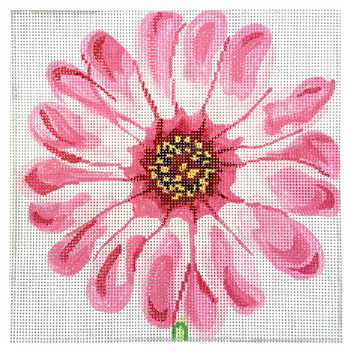 Simple Flower - Summer Daisy Needlecraft Canvas Needlepoint.Com 