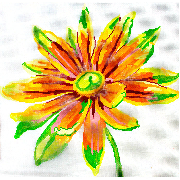 Simple Flower - Tropical Daisy Painted Canvas Jean Smith 