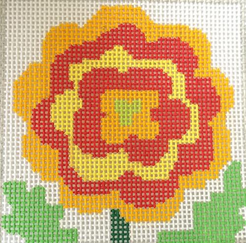 Simple Marigold Painted Canvas Jean Smith  - 1