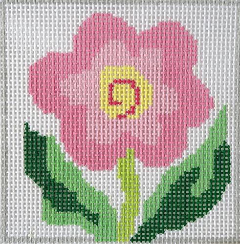 Simple Flower Peony 4" Coaster - 1