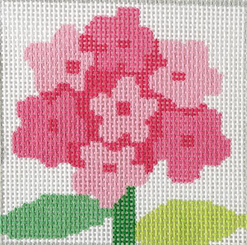 Simple Phlox Painted Canvas Jean Smith  - 1