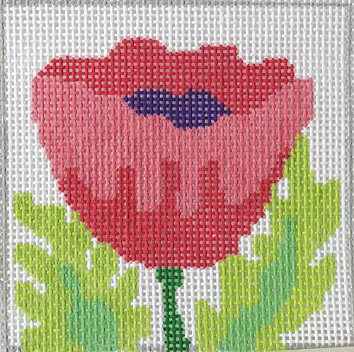 Simple Poppy Painted Canvas Jean Smith  - 1