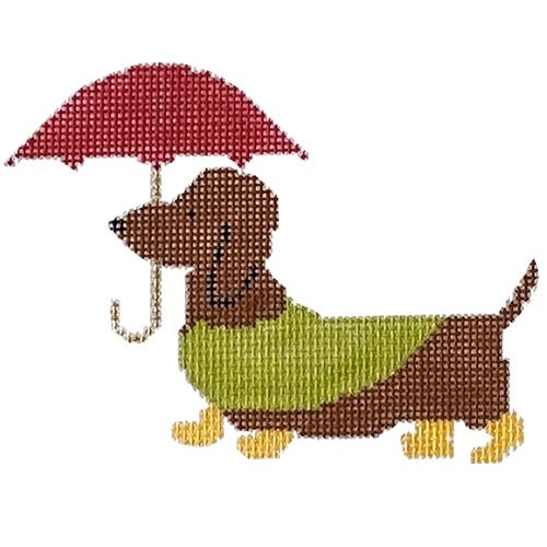 Singing in the Rain with Stitch Guide Painted Canvas The Princess & Me  - 1