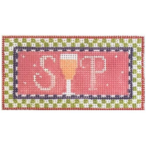 Sip Champagne Painted Canvas Kathy Schenkel Designs 
