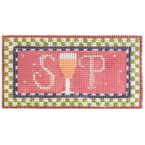 Sip Champagne Painted Canvas Kathy Schenkel Designs 