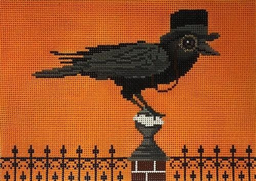 Sir Raven Painted Canvas Scott Church Creative  - 1