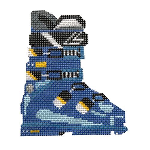 Ski Boot Painted Canvas PIP & Roo 