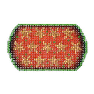 Sleigh Star Pattern Painted Canvas Burnett & Bradley 
