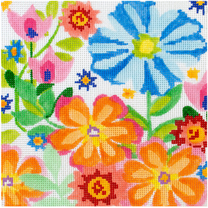 Sm Fantasy Gardens - Design 4 Painted Canvas Jean Smith 