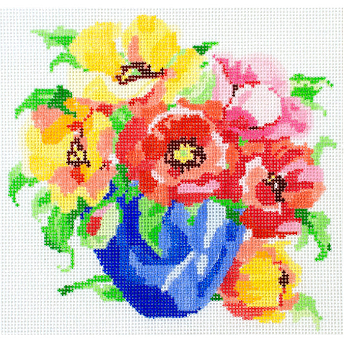 Small Bouquet #11 JS Painted Canvas Jean Smith  - 1