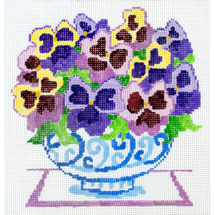 Small Bouquet #12 JS Painted Canvas Jean Smith  - 1