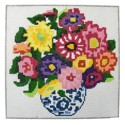 Small Bouquet #17 Painted Canvas Jean Smith  - 1