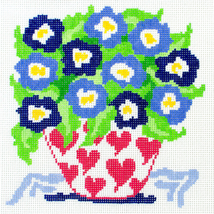 Small Bouquet #2 JS Painted Canvas Jean Smith  - 1