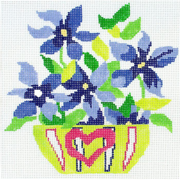 Small Bouquet #21 Painted Canvas Jean Smith  - 1