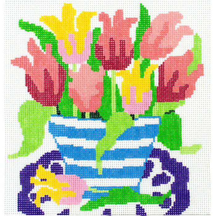 Small Bouquet #3 JS Painted Canvas Jean Smith  - 1