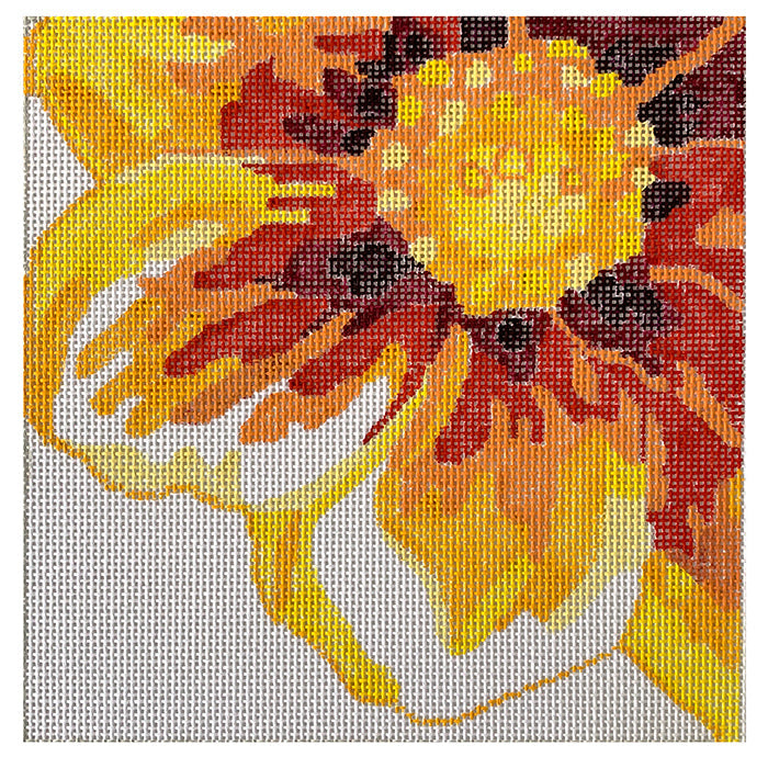 Small Dazzle Flowers Painted Canvas Jean Smith 
