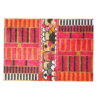 Small Flat   Miss Emily Painted Canvas Kimberly Ann Needlepoint 
